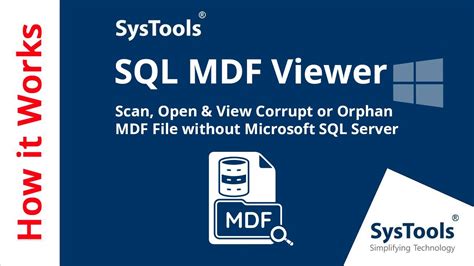 Download SysTools SQL Server